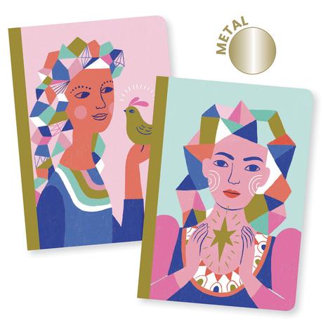 Jegyzetfüzet 2 x A/6 - Sarah little notebooks - Djeco