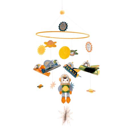 Szélmobil föggődísz - Űrutazás - Spaceships - Djeco
