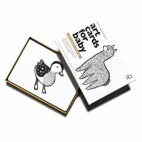Wee Gallery fejlesztő kártyák babáknak - Baby Animals - Bébi állatok
